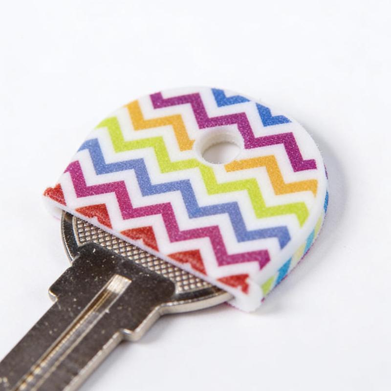 10PCS Silicone Key Identification Tags Anti Slip Protective Key Covers for Home Garage Car Key Organization
