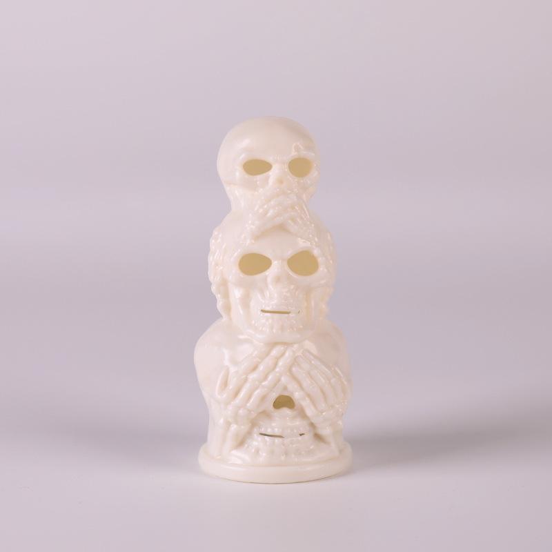 Halloween Skull Lamps - Creative Ambient Night Light Decoration Items for Party Setup