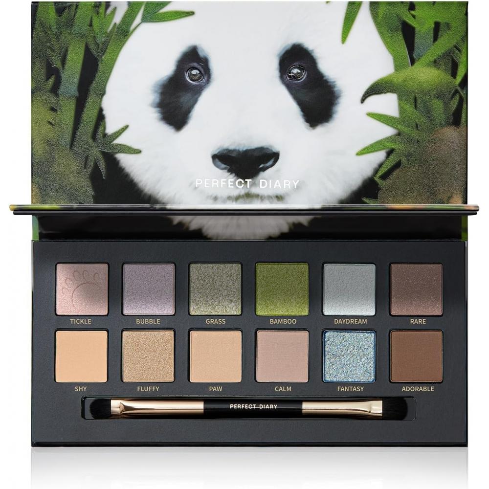 Perfect Diary Perfect Diary Палетка теней для век Animal 1,2 г X 12 цветов Панда Зеленый Панда