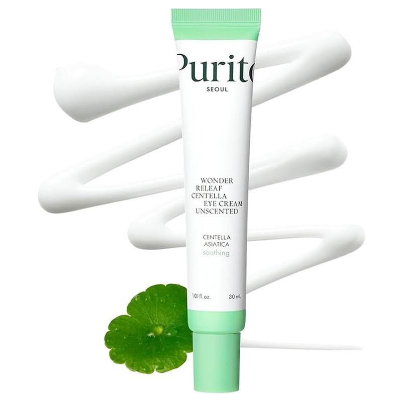 Purito Wonder Releaf Centella Eye Cream Unscented 30ml/  Anti-aging, Nourishing, Moisturizing, Korean Cosmetics, Kbeauty