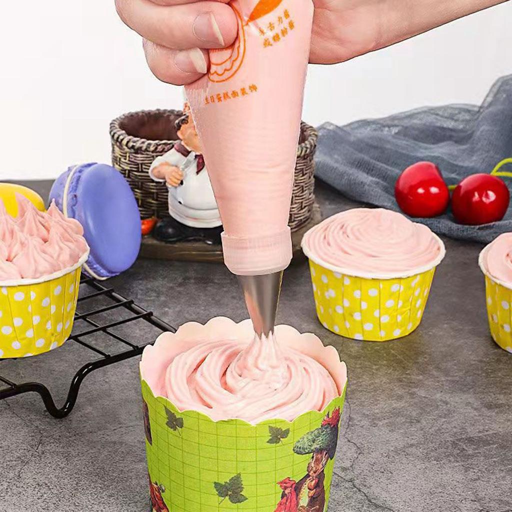 Rękaw cukierniczy 26x17cm Mały rozmiar Pogrubiony design Materiał PE Torby cukiernicze do pieczenia na desery