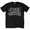 Koszulka Unisex Czarna Nowa z Vintage Logo Ozzy Osbourne