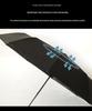 PALONY Solid Wood Handle Windproof Men's Umbrella - Extra Large, Automatic, Sun & Rain Protection, Three-Fold Design