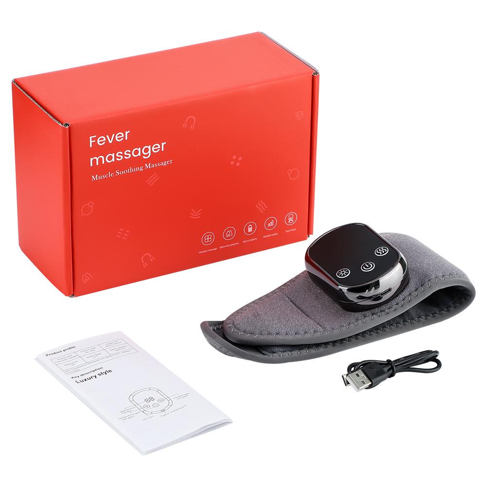 Electric Heating Wrist Massager Adjustable 5 Levels Hot Compress 3 Levels Vibration Wrist Guard Band for Carpal Tunnel Relief