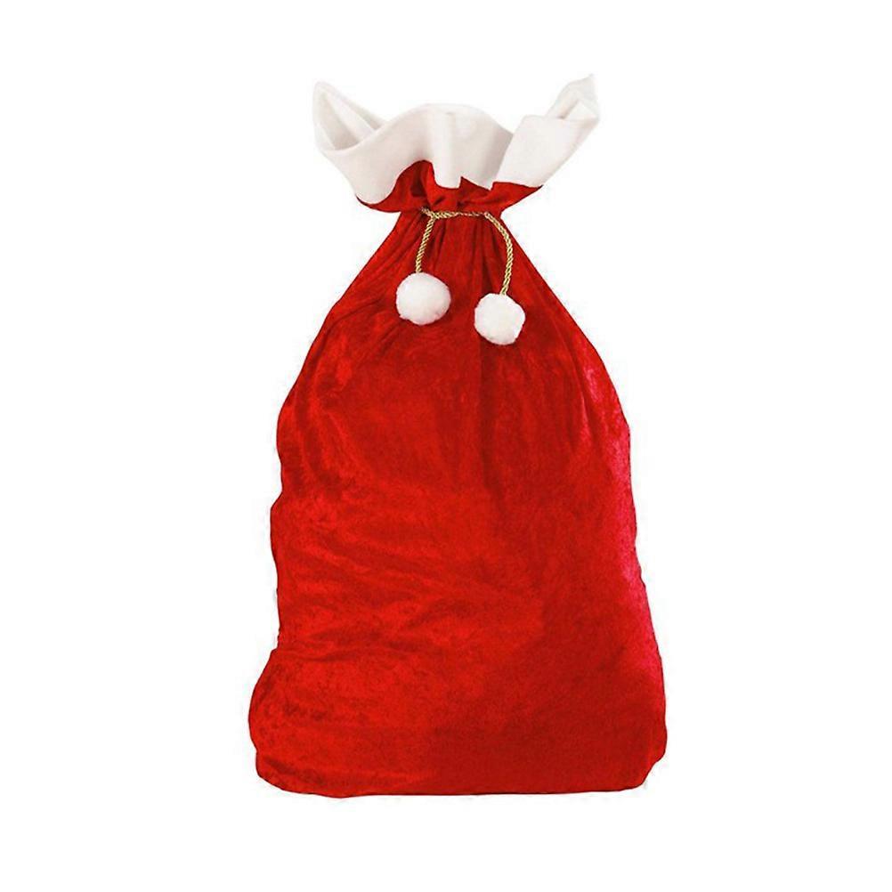 Saco de Armazenamento Saco com Cordão para Crianças 2 Peças Vermelho Doce de Natal Presente