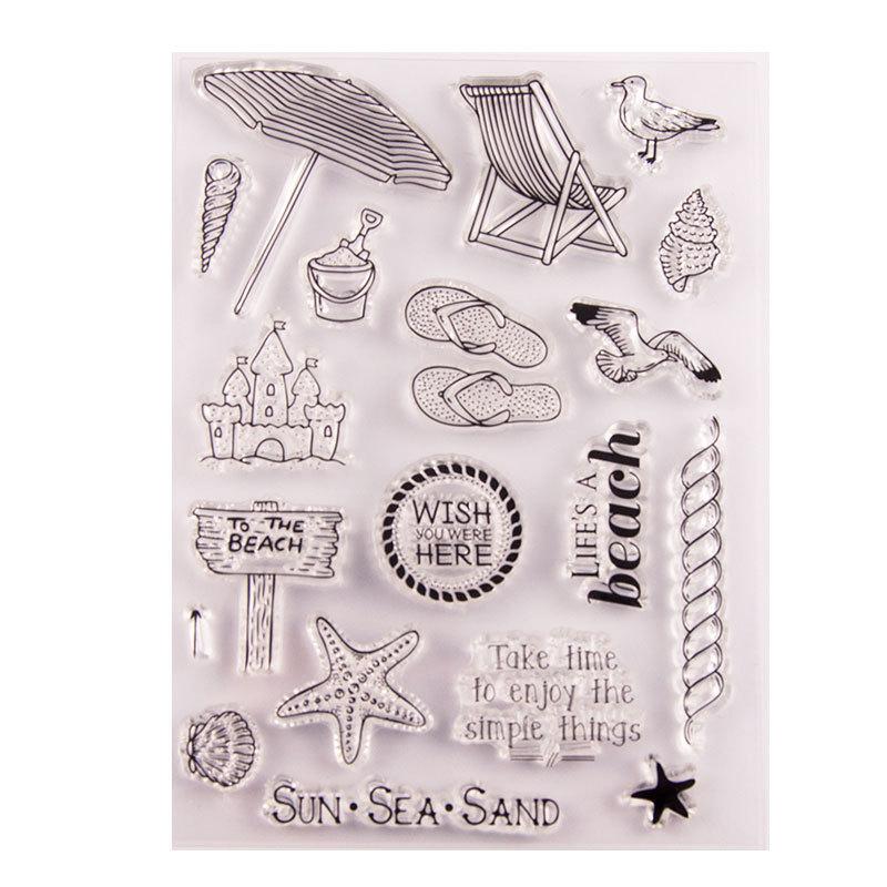 Date Week Month Number Symbol Rubber Clear Stamps for Card Making Decoration DIY Scrapbooking Embossing Album Decor Craft
