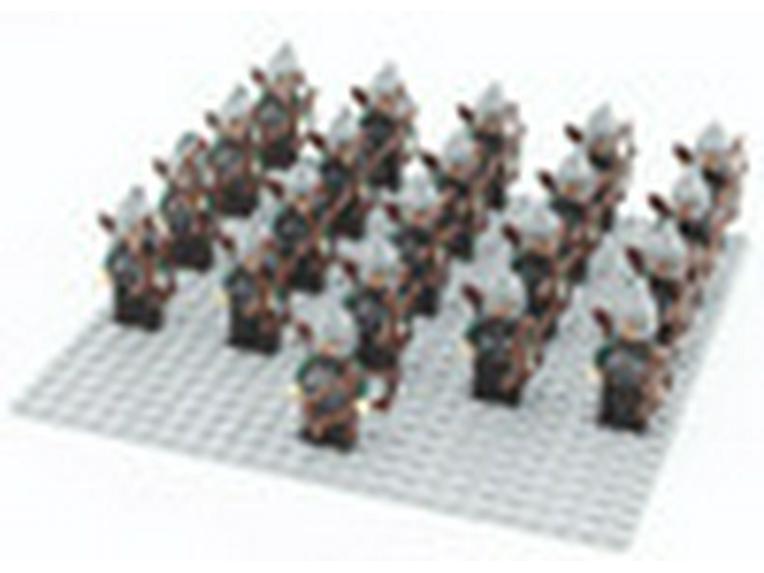 Roman Warrior Cavalry Series Minifigure Building Blocks Set (21 Pcs)
