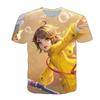 Men Women Gaming T-Shirt With 3D Digital Print Character Design Casual Short Sleeve Tee