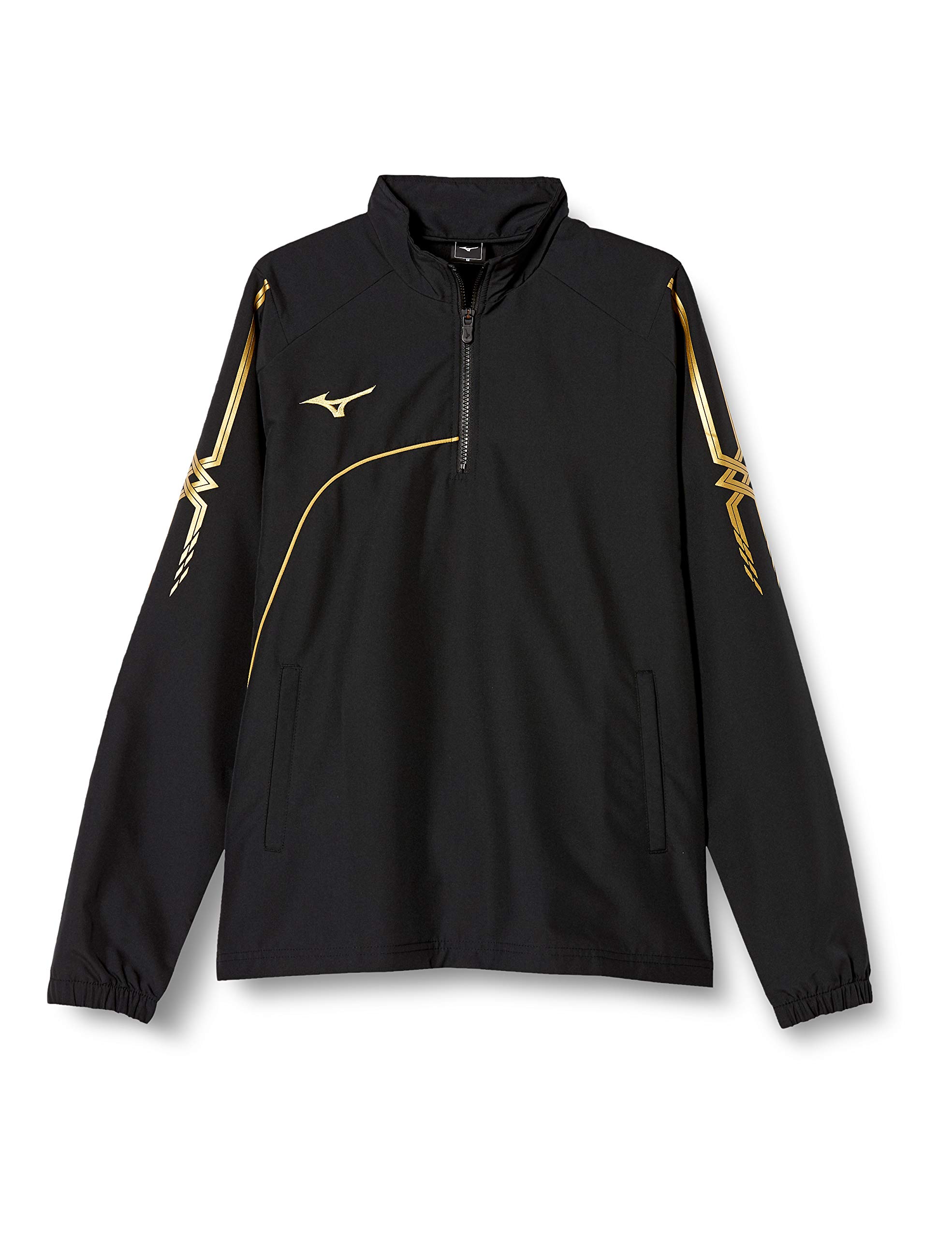 

Mizuno Soccer Training Cross Long Slim for Club Activities and Size M Shirt, Sleeve, Fit, Unisex, Practice, Black, (P2MC8040) чёрный