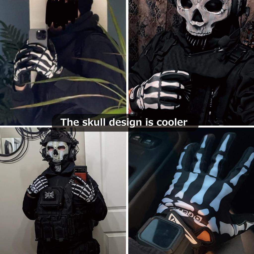 Azarxis Cykelhandskar Utomhus för Kyla Slitage Pekskärm Stötdämpande Herr och Dam Handskar, Cyklar, Vinter, Motorcyklar, Väder, Tåliga,