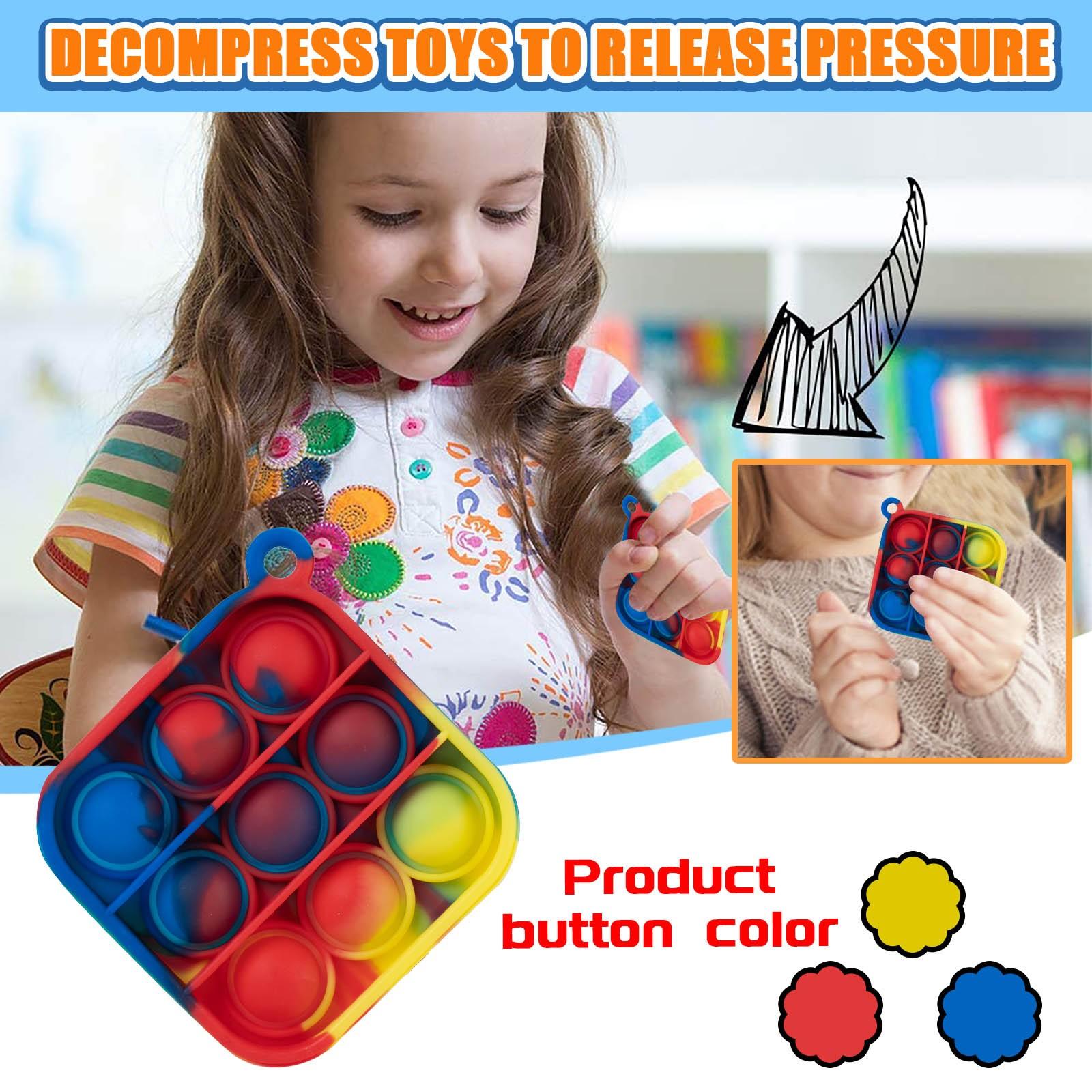 

Игрушка для снятия стресса для детей-аутистов, для взрослых, праздничная игрушка, брелок для ключей