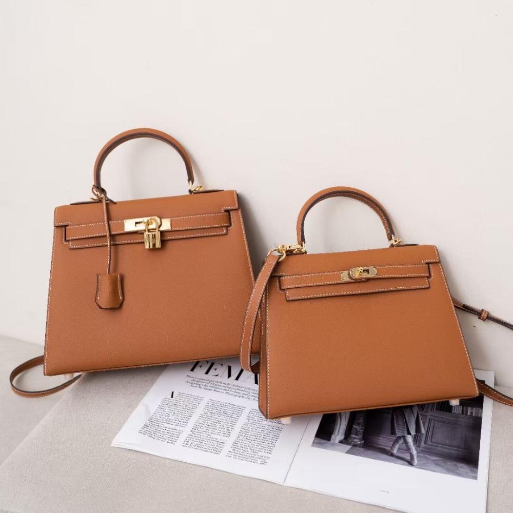 Nejnovější vysoce kvalitní taška Druhá generace Dámská kabelka z hovězí kůže se vzorem na dlani Crossbody taška přes rameno Taška klasického stylu
