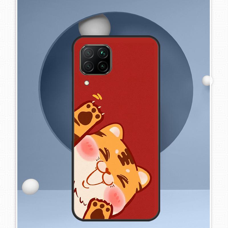 Funny Cartoon Tiger For Huawei Nova 12i 12s 11i 8i Y91 Y60 Y70 Y72 Y90 Y61 9 10 SE P20 P40 Lite P30 P60 Pro Case