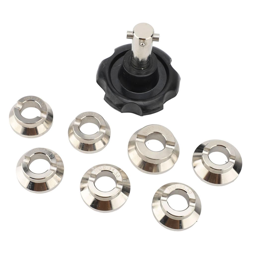 Watch Press Tool Back Repair Kit Professional Watch Press Set Back Case Closer Battery Replacement Tool with 7 Dies for