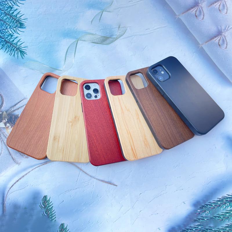 Retro-Stil Holz iPhone 12/12 Pro Max Grafikdesign Schutzhülle