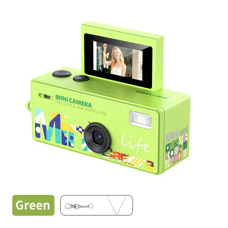Magecam Digital Camera 180° Flip Screen Selfile Keychain Camera Retro Support Memory Card Hd Very Small Camcorder Video Recorder