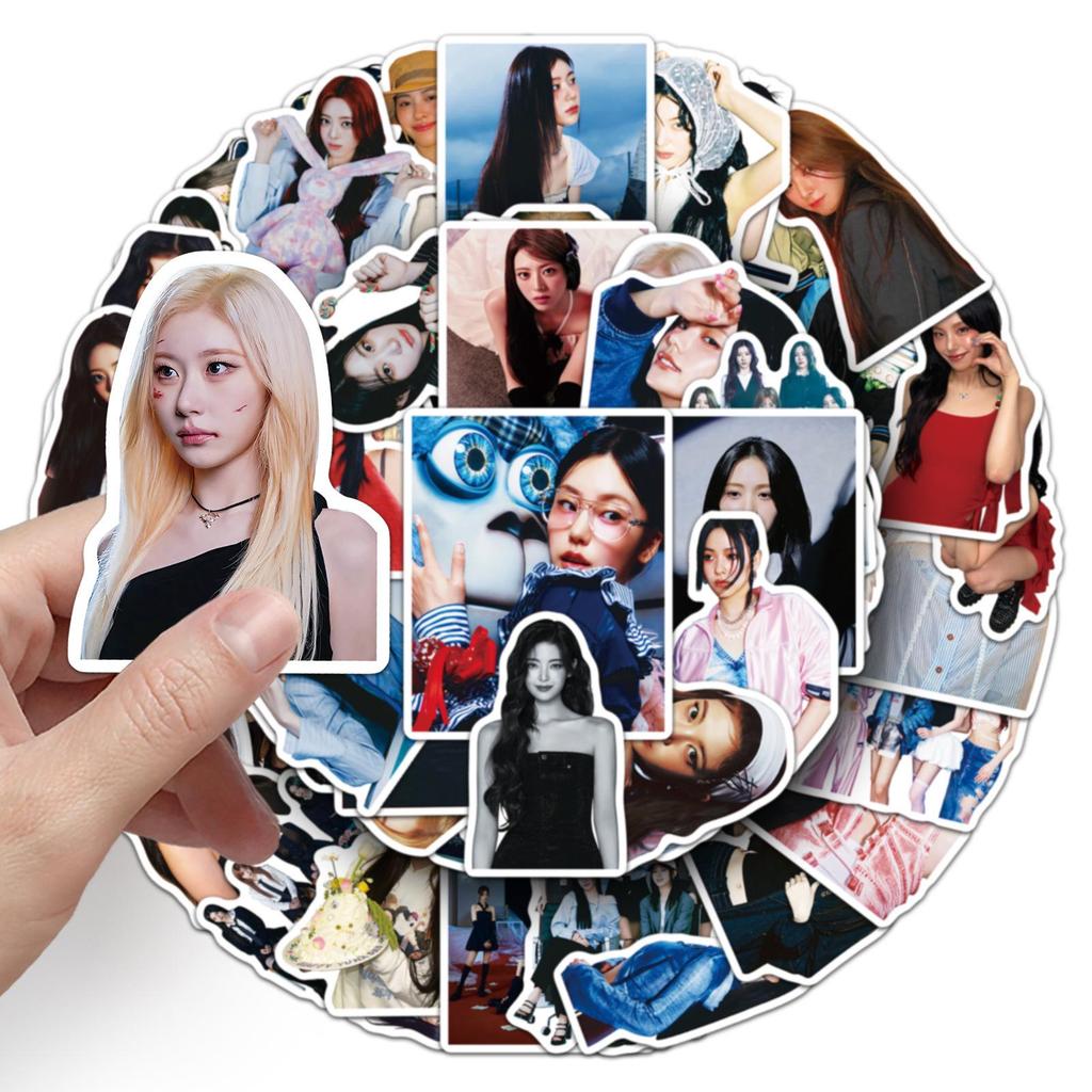 50 ITZY Stickers: Trendy Korean Idol Lia for DIY Planners & Laptops