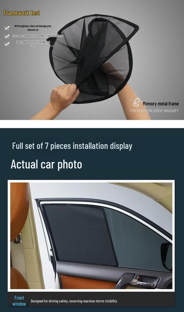 Magnetic Sunshade & Privacy Blinds for Denza N7/N8L/Z9/D9 Side Windows