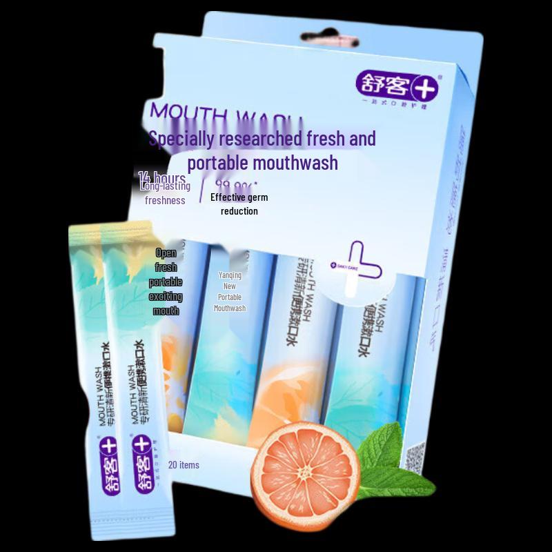 

Shuke Professional Fresh Portable Mouthwash (Grapefruit & Mint Combo)