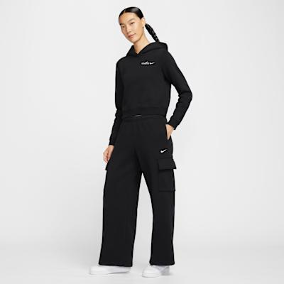 Women's Pants Nike Sportswear NSW PHOENIX FLEECE Lined Mid Rise Thermal Comfortable Minimalist Style Cargo