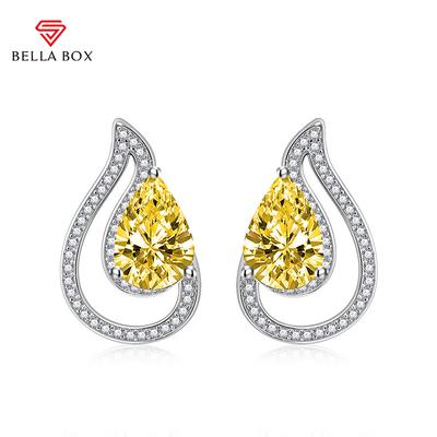 Elegante Tropfen Ohrringe Dame Luxus Hochzeit Engagement Schmuck Geschenke