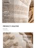 Luxury Minimalist Knitted Tassel Cushion Cover for Home & Hotel