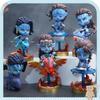 2026 Hot 6 Avatar 2: The Way of Water Figures - Large Head Chibi Style Jack, Sam and Neelix Trendy Toys Car Dashboard Home Decor