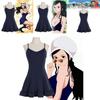 One Piece Nico Robin Cosplay Costume With Polyester For Halloween And Anime Fan Role Play Scenes