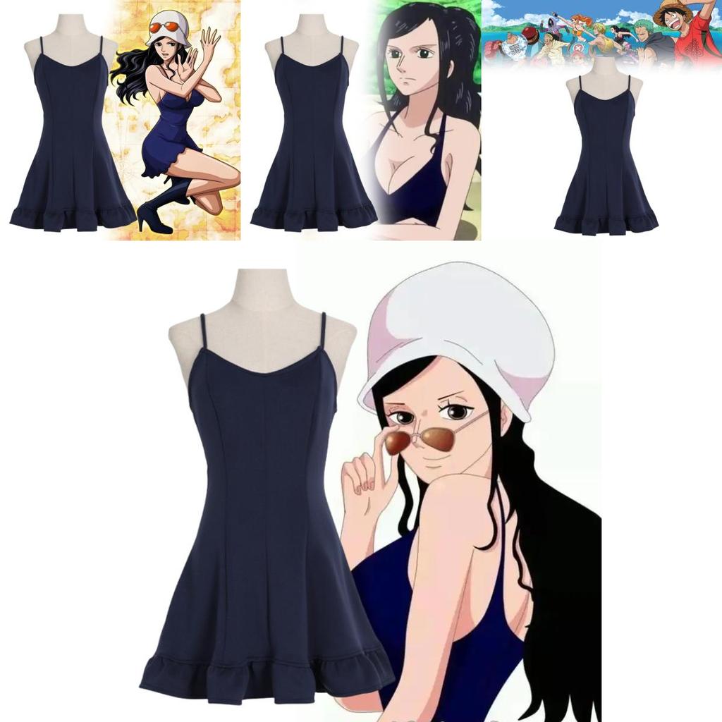 One Piece Nico Robin Cosplay Costume With Polyester For Halloween And Anime Fan Role Play Scenes