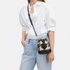 New COACH Dempsey Leather Bucket Bag, Shoulder Bag, Handbag Mini Women's Milk Tea & Black CJ719-SVVRW