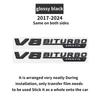 Suitable for Mercedes Benz rear letter sticker W213 C238 w214 E43 E53 E63S E200d E260 E300 E350e E450d 4MATIC V8BITURBO GloosyBK HJS2