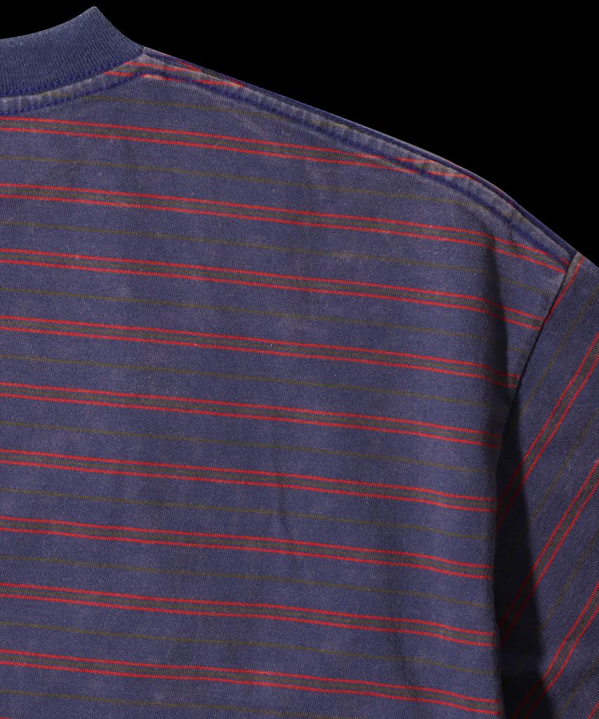 RAR Vintage Striped Border Tee_Navy