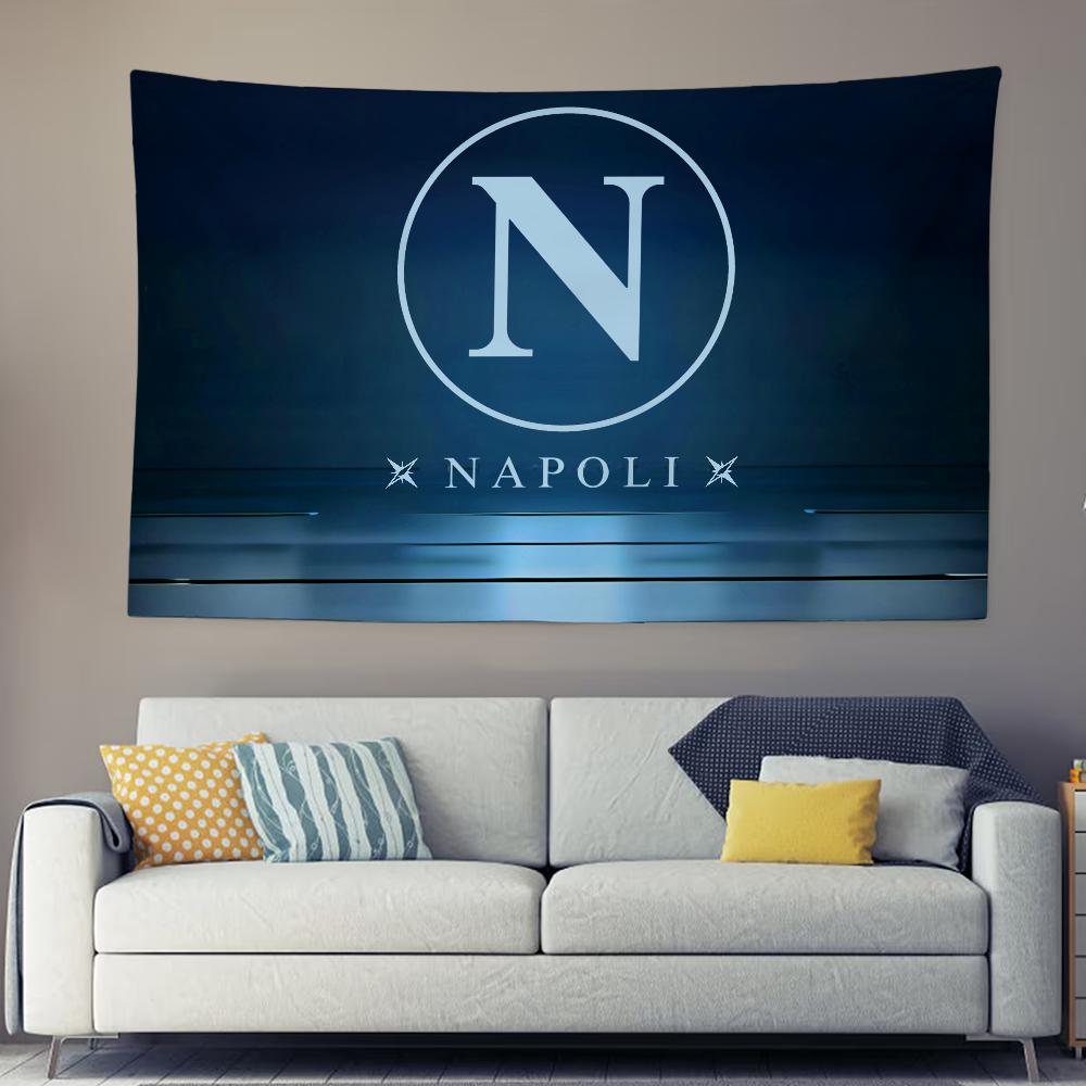 Napoli club Tapestry Decoration Bedroom Dormitory Background Cloth Holiday Home Party Living Room Club Cloth