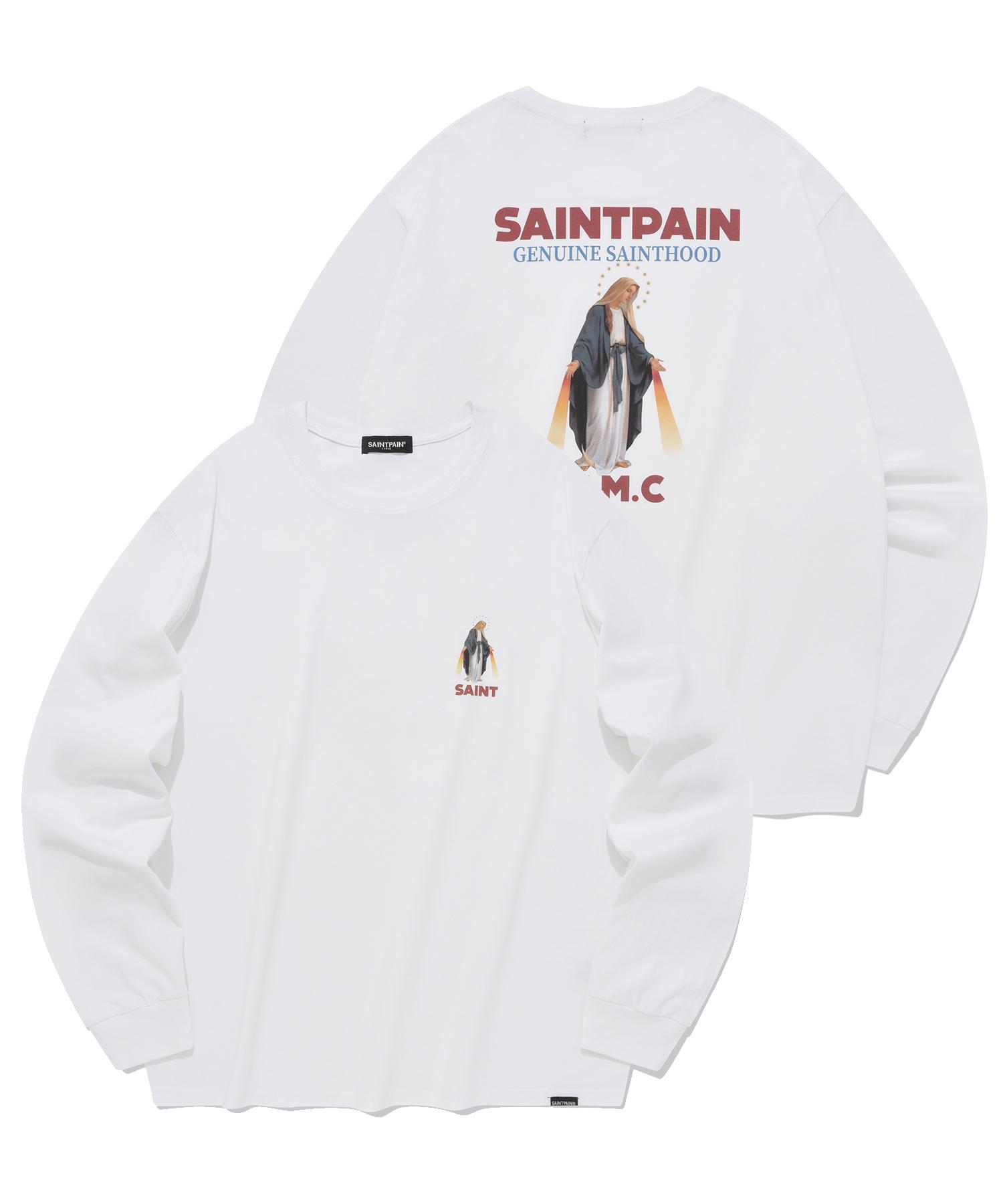Saint Pain Sp Grace Marie Long Sleeve - White White/L