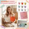 Cesta de coelho da Páscoa Baldes de Páscoa para crianças com orelha, sacos de cesta de ovos de Páscoa Presentes de Páscoa para meninas Bebê Crianças Crianças