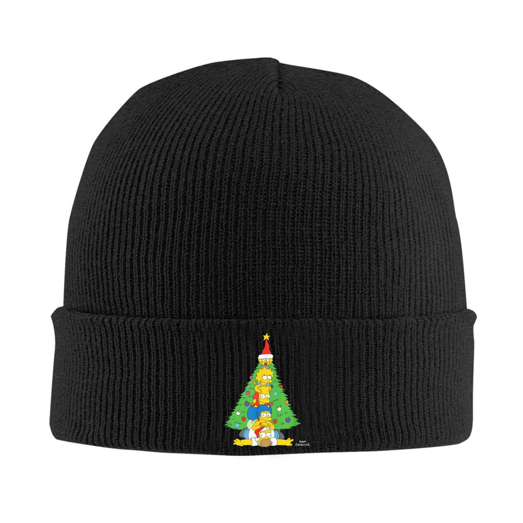 The S-simpson Tree Stack Beanie Hats Bonnet Hats Men Women Unisex Casual Outdoor Sport Knit Hat Spring Printed Warm Caps