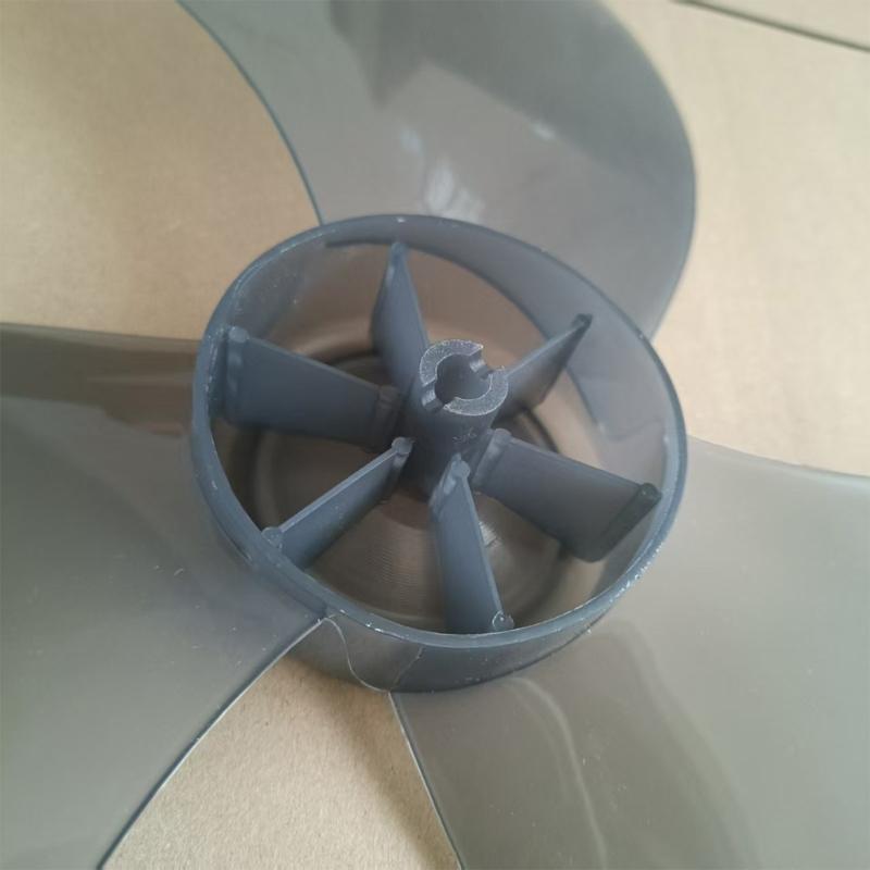3 Blade Fan Replacement Part 16 Inch with Mounting Nut, ABS Spare Blade Assembly for Household Fan Maintenance and Broken Blade Repair