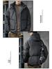 2025 Herren Trendige Weiße Entendaunen Winter Kapuzen Pufferjacke - Lockerer Schnitt, Übergröße