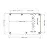 2Pcs Electric Guitar Back Cover Plate 6 Holes Robust Exquisite Looking Guitar Pickguard Backplate