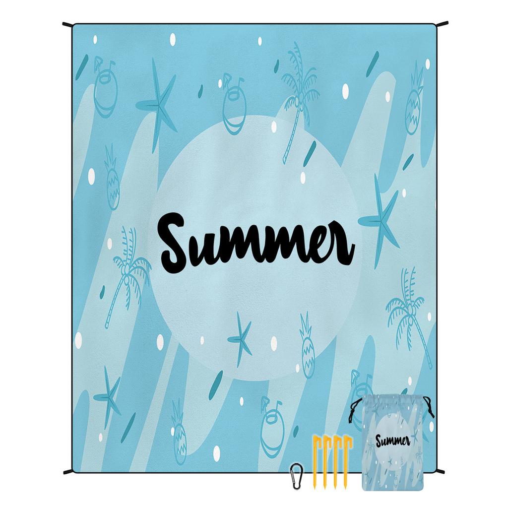Bohemian Beach Mat Moisture-proof Mat Outdoor Seat Cushion Picnic Mat Customized Tent Camping Floor Mat 180 * 220CM 550g