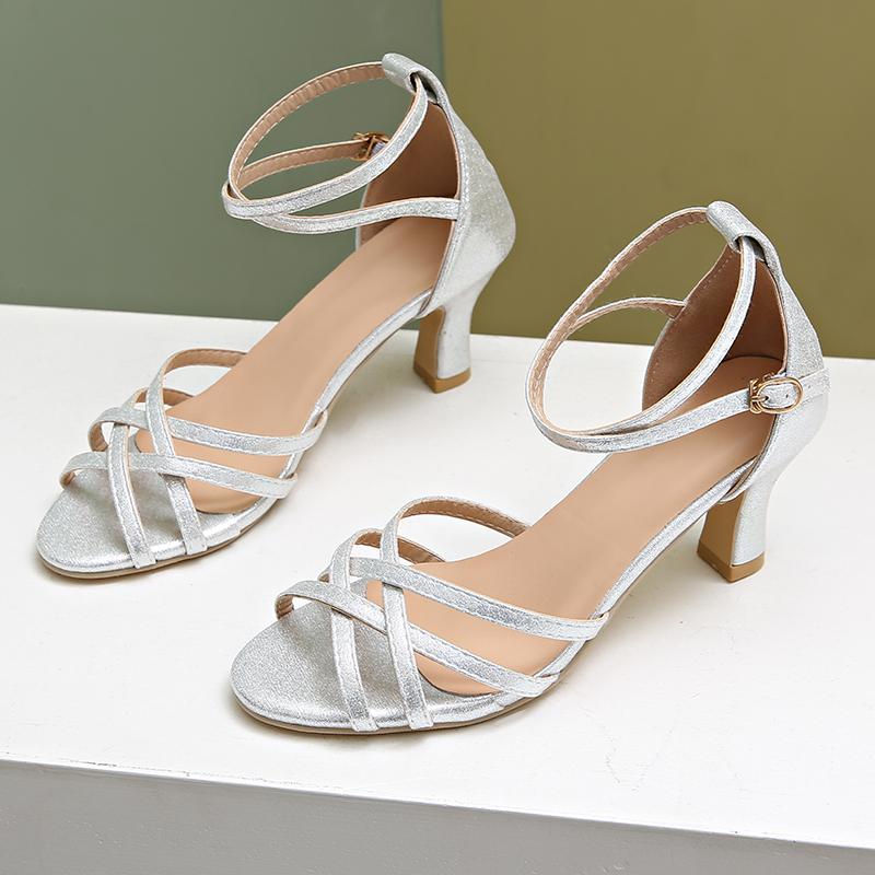 Sapatos de Dança de Salto Alto para Mulheres Latinas Sapatos de Dança de Sola Macia para Senhoras Sapatos de Salto para Meninas Sapatos de Salão de Salsa Sandálias de Salto Alto