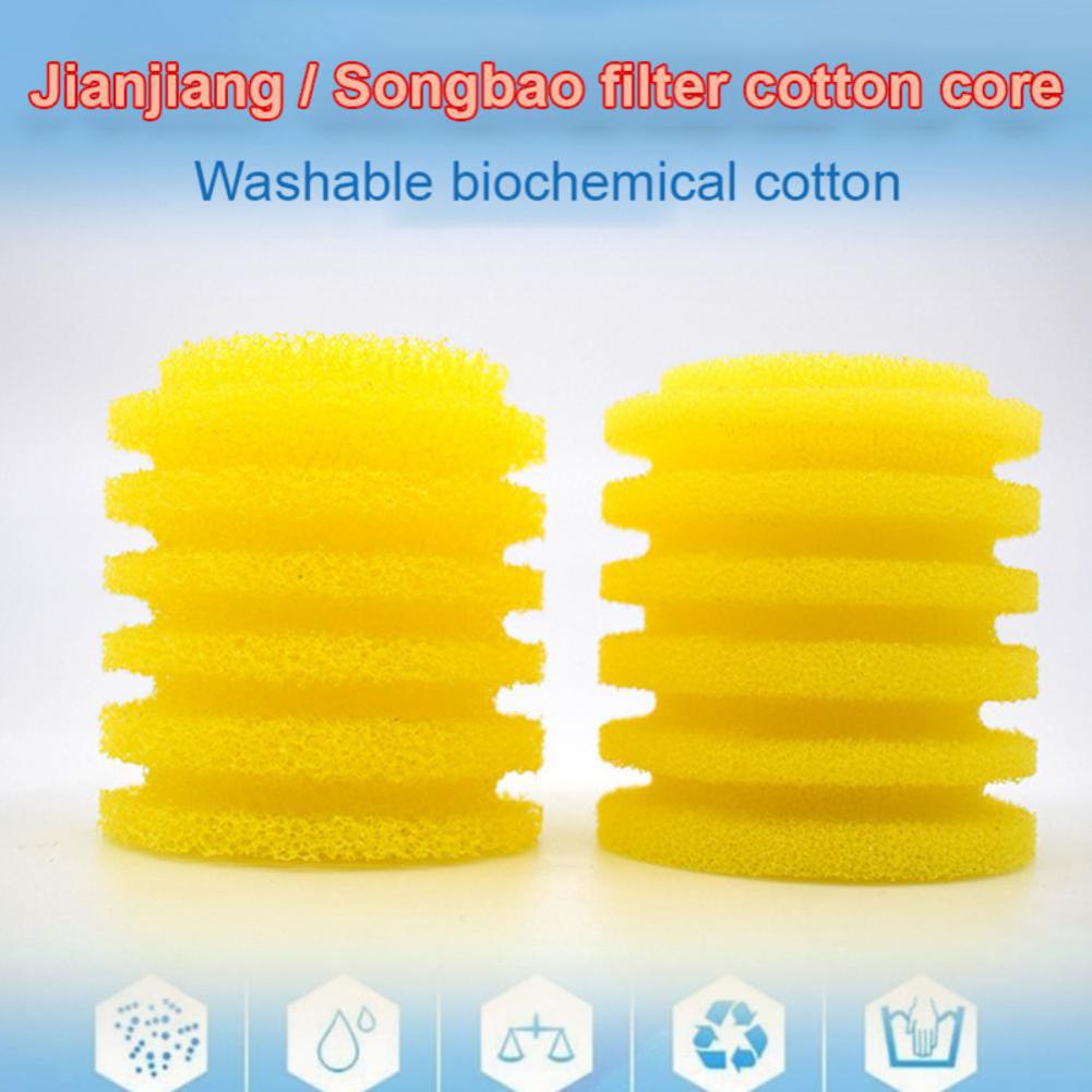 Round Filter Element Replacement Built-in Filter Lightweight Fish Tank Cotton Core Aquarium Cleaning Tools