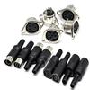 10PCS DIN S Terminal 3/4/5/6/7/8P Pin/Core Midi Male Connector Female Connector Plug Computer Large Keyboard Mouse Socket