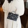Personalisierte Radiotasche mit modischem Design Kleine Retro-Umhängetasche für Damen