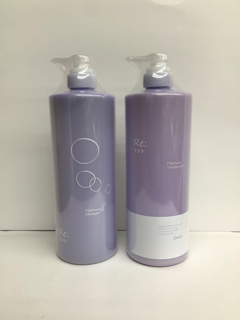 

ADJUVANT Re:Platinum Shampoo + Treatment 1000mlg Set [Limited Edition Bottle]
