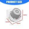 Replacement Air Vent Selector 5590102120 Strong ABS Blower Mode Switches 6 Position Airflows Regulator for Automotives