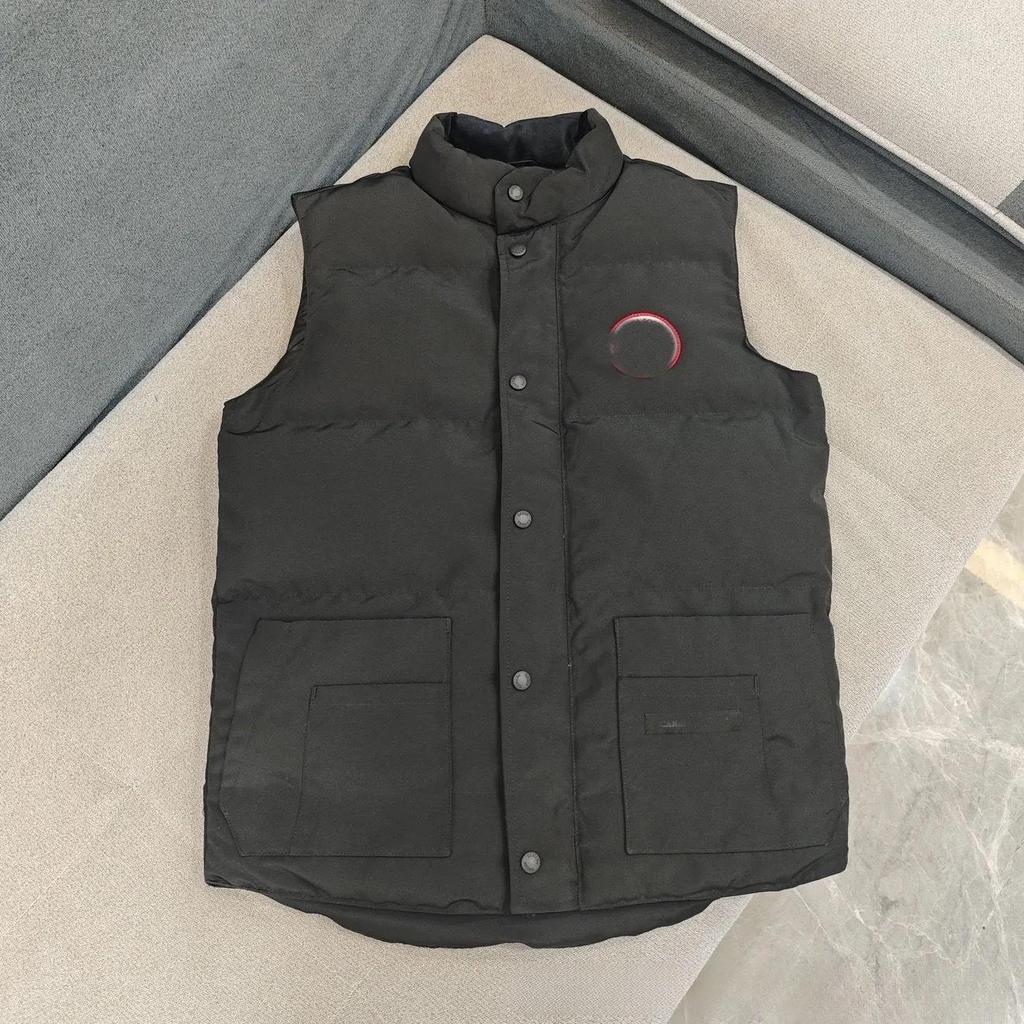 Czysty Oryginalny Unisex Biały Puchowy Kamizelka - Gruba, Ciepła Bezrękawnikowa Kamizelka ze Stójką