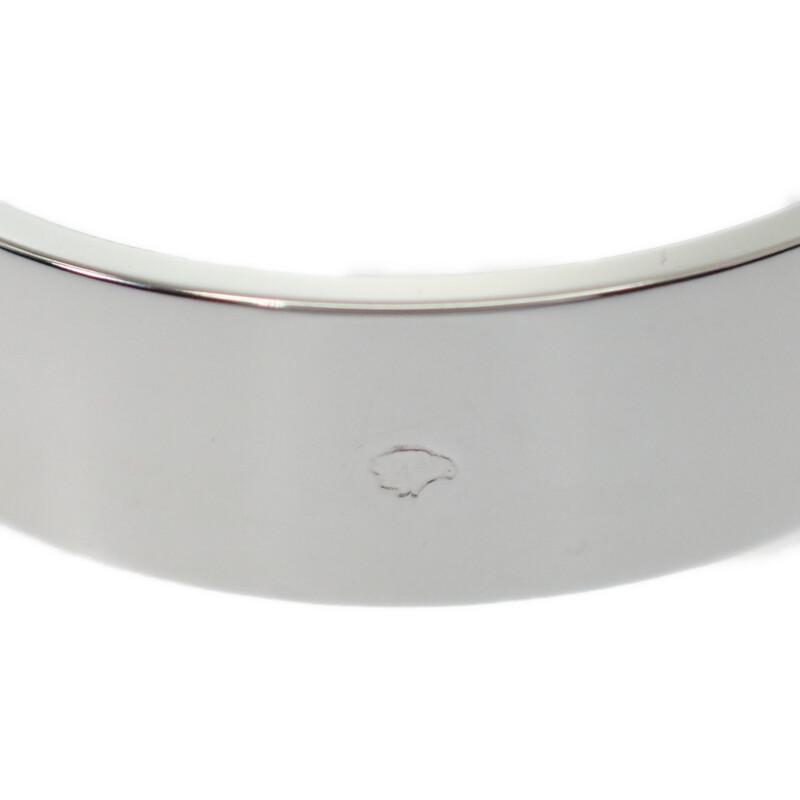 HERMES  H116601B #17.5(JP Size) 58  Ring K18 White Gold Women