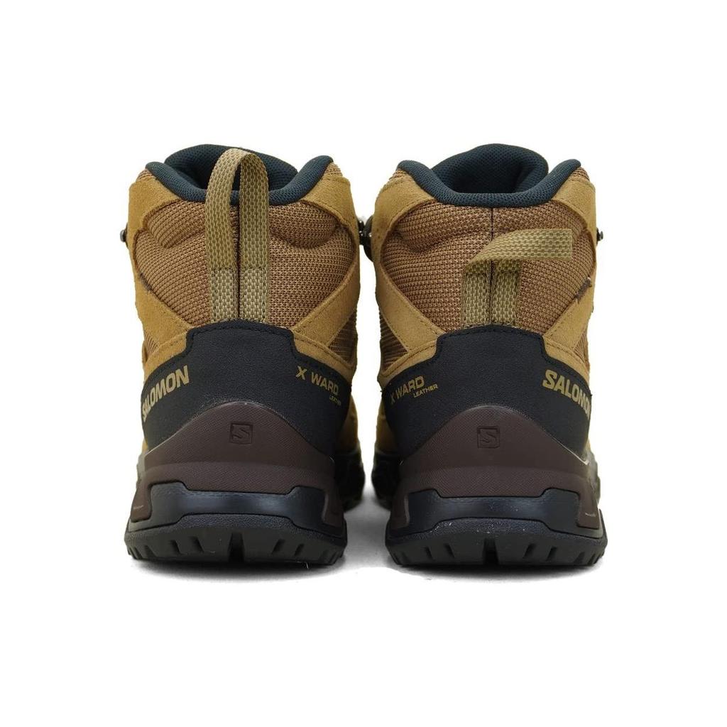 Salomon X Ward Comfortable Quality Shock Absorbing Mid-Top Outdoor Functional Shoes Men Shoes Burnt-Umber 471818