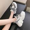 Fashion 2025 Women Casual Sneakers Comfortable Platform Wedges Trainers Trend Chunky Color Matching Buffalo Shoes Running Sport Shoes
